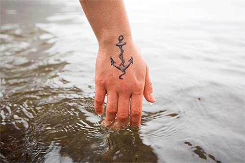 Gif Anchor Nautical Temporary Tattoo Animated Gif On Gifer