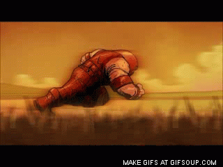 Run Through Wall Gif