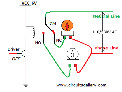 Explanation of an electrical relay