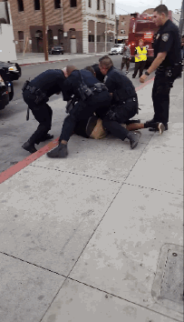 Identities mic police violence GIF - Find on GIFER