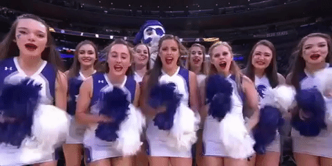 College cheerleaders GIFs - Get the best gif on GIFER