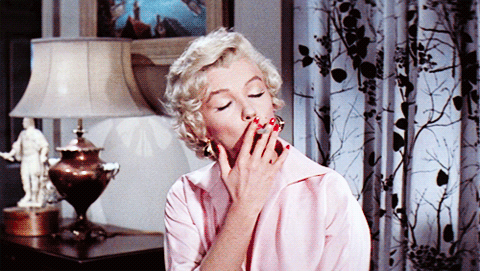 Marilyn Monroe fumando maconha?
