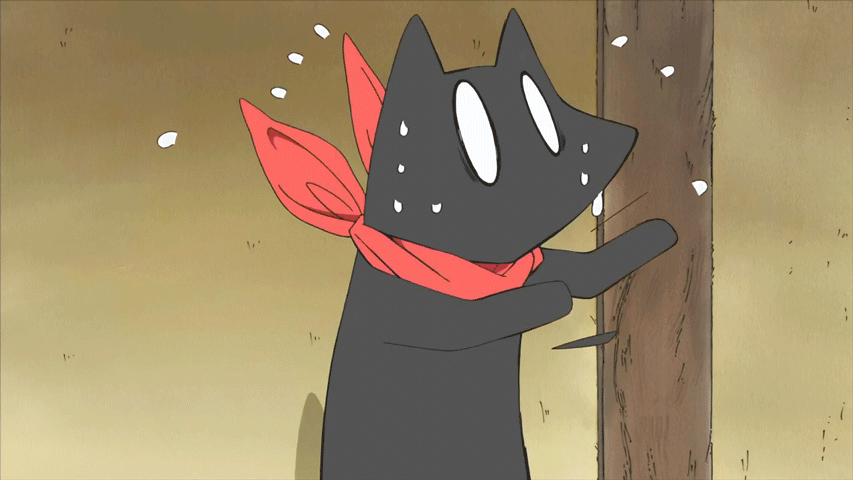 Nichijou sakamoto cat GIF - Find on GIFER