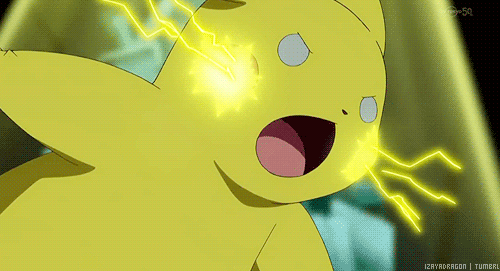 Thunderbolt pikachu GIF - Find on GIFER