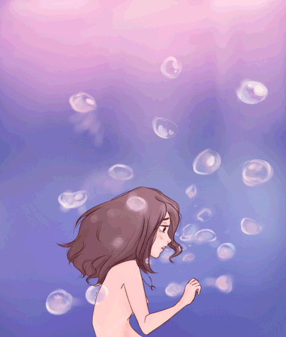 Anime breathing gif