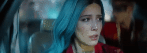 Halsey Blue Hair Now Or Never Gif Find On Gifer