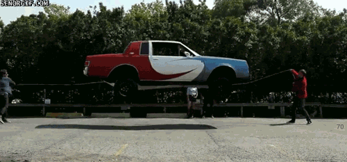 hydraulic cars jumping