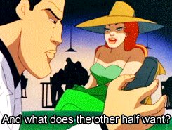GIF poison ivy batman two face - animated GIF on GIFER