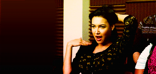 Risultati immagini per santana glee gif