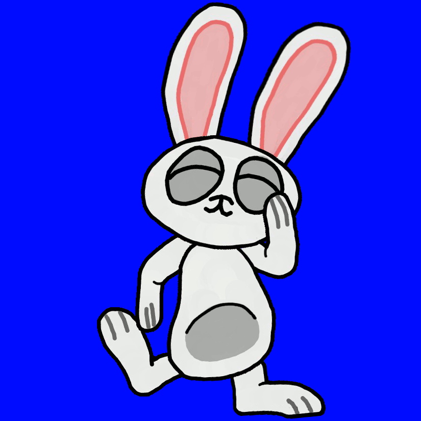 Заяц пляшет. Кролик мультипликация. Танцующий заяц. Танцующие зайцы. Анимированный кролик.