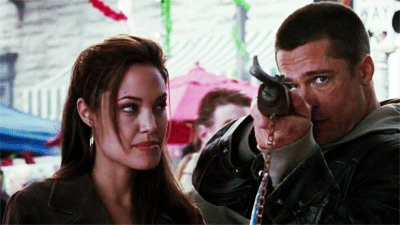Brad Pitt Mr And Mrs Smith Gif 16 Classic Brad Pitt Movie GIFs To