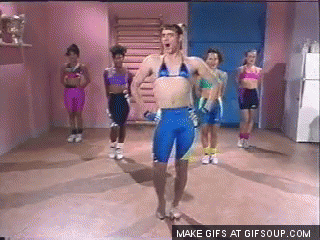 Stretching in living color aerobics GIF - Find on GIFER