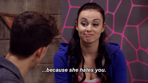 Gif she. Гифки с ненавистью wow. She hates you.