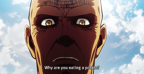 Attack on titan funny anime anime GIF - Find on GIFER