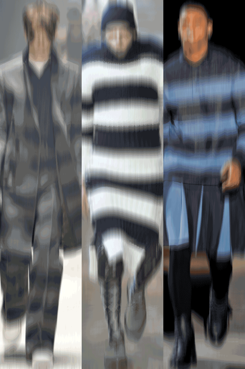 Fashion fashgif stripes GIF Find on GIFER