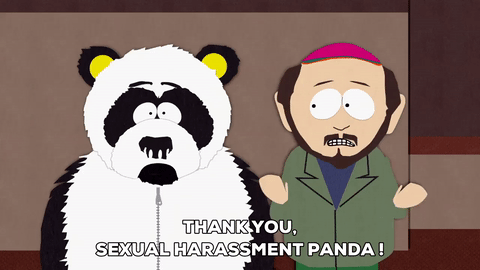 sad panda south park gif