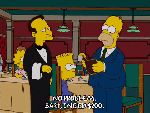 Broke no money bart simpson GIF on GIFER - by Chillhammer