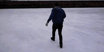 Footprints snow xpost GIF - Find on GIFER