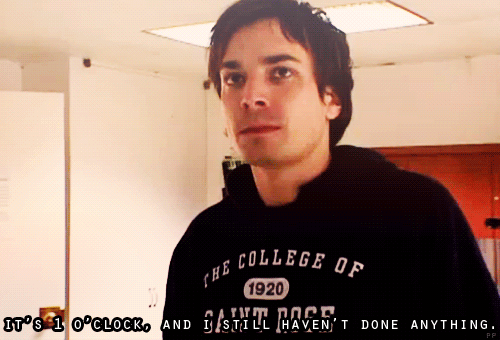 GIF jimmy fallon work college - animated GIF on GIFER