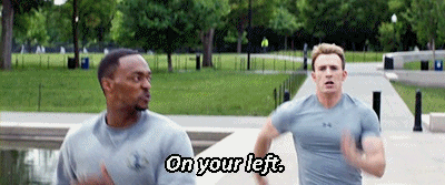 Anthony mackie captain america chris evans GIF - Find on GIFER