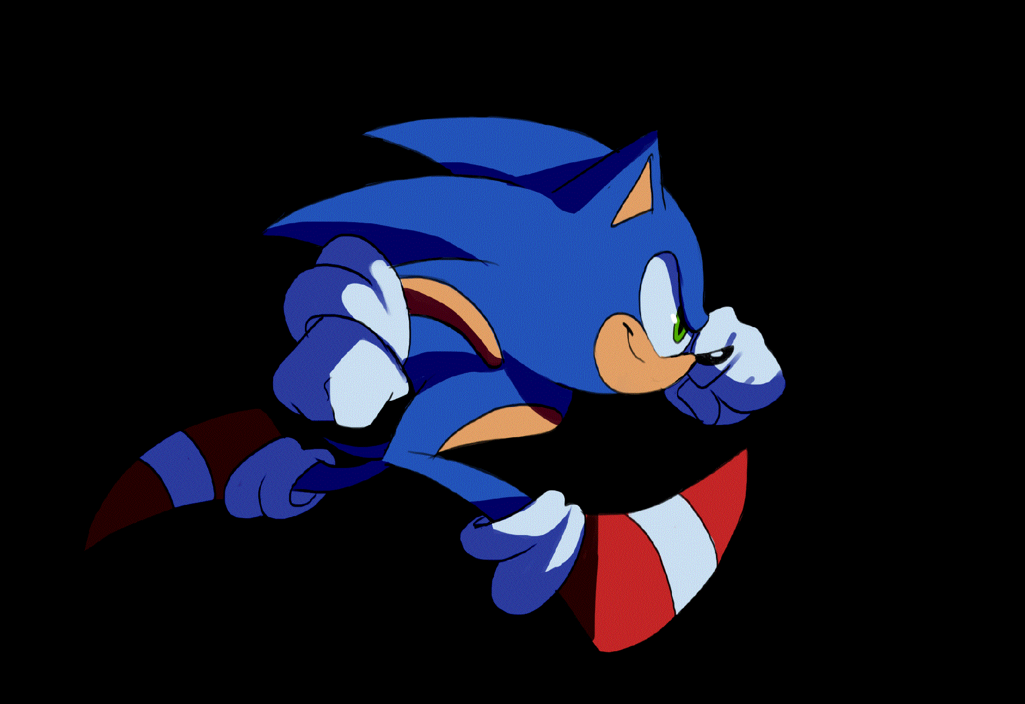 Sonic Running Meme Gif