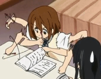 Anime Notes GIF - Anime Notes Thinking - Discover & Share GIFs