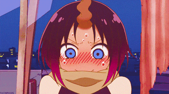 Embarrassed gif anime