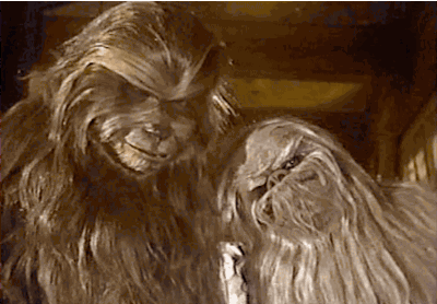 Chewbacca itchy star wars holiday special GIF - Find on GIFER