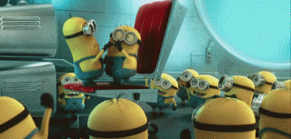 Foot stomp go go go despicable minions GIF - Find on GIFER