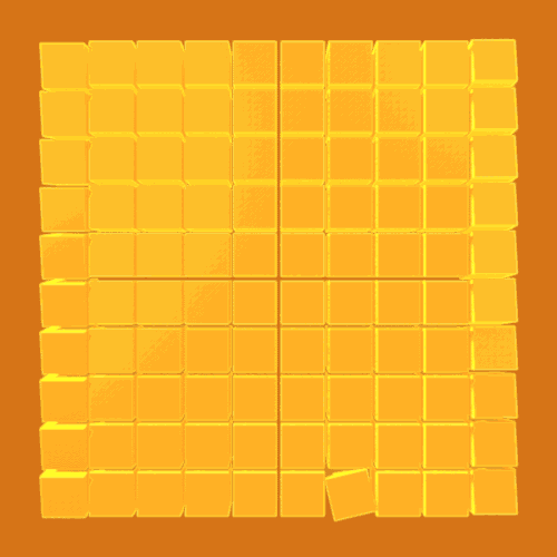 Yellow cube loop GIF - Find on GIFER