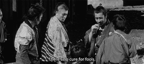 Toshiro mifune yojimbo maudit GIF - Find on GIFER