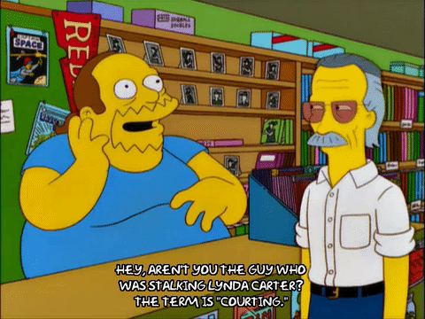 Comic Book Guy and Stan Lee