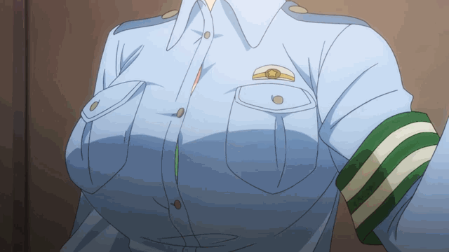 Anime girl boob gif