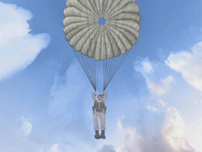 Parachute GIF - Find on GIFER
