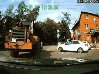 Tractor fail accident GIF - Find on GIFER