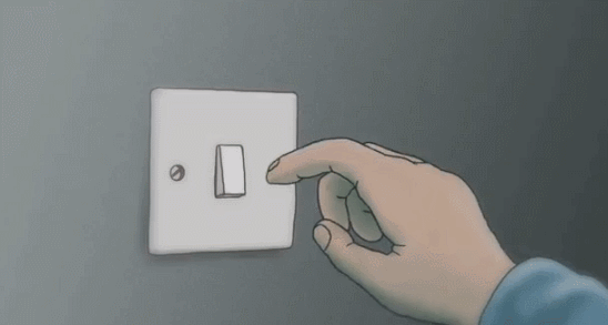 Свет выключать видео. Рука нажимает на выключатель. Включенный и выключенный выключатель. Выключатель выключен. Гифка включения выключения света.
