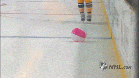 GIF beach ball critics choice ice hockey - animated GIF on GIFER