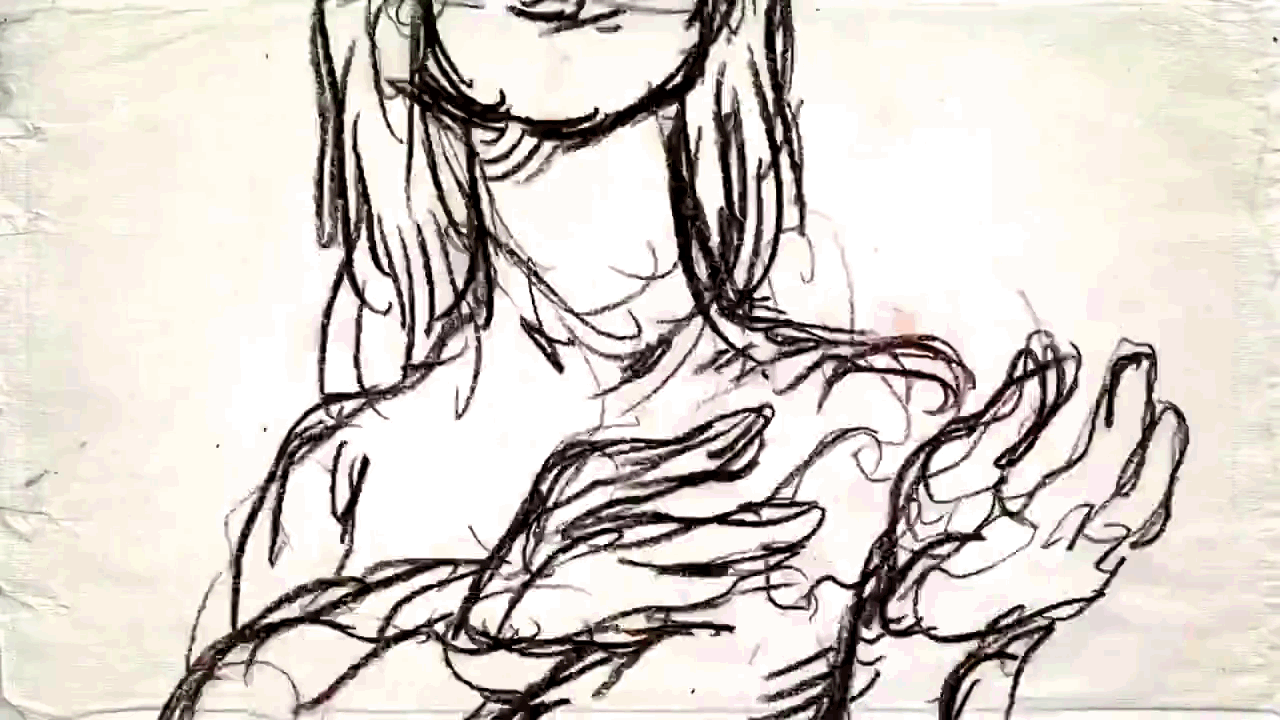 Анимация человек рисует