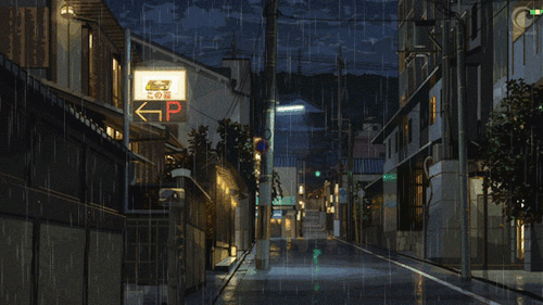 Anime rain GIFs - Get the best gif on GIFER