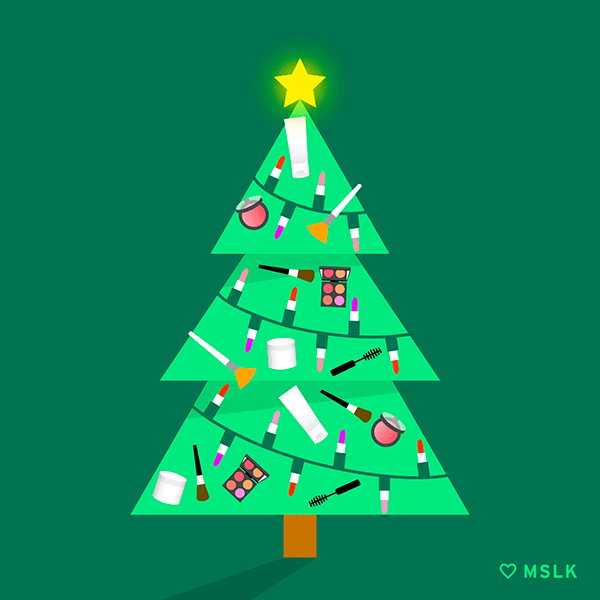 Beauty makeup christmas tree GIF , Find on GIFER