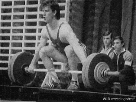 Snatch olympics weightlifting GIF.