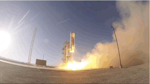 GIF rocket launch amazon space travel - animated GIF on GIFER