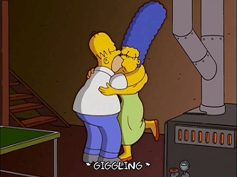 Marge kiss homer The Way