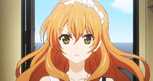 Golden time anime gif