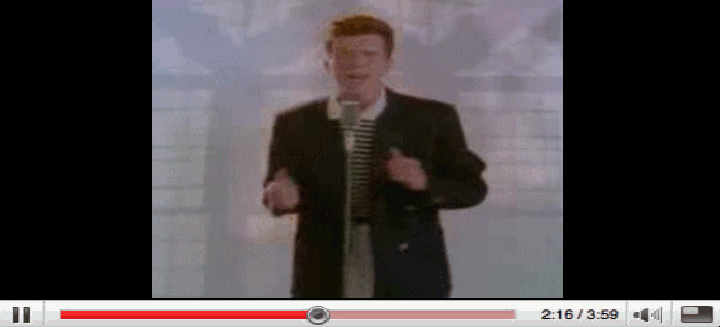 Rickroll rick roll GIF on GIFER - by Mageshade