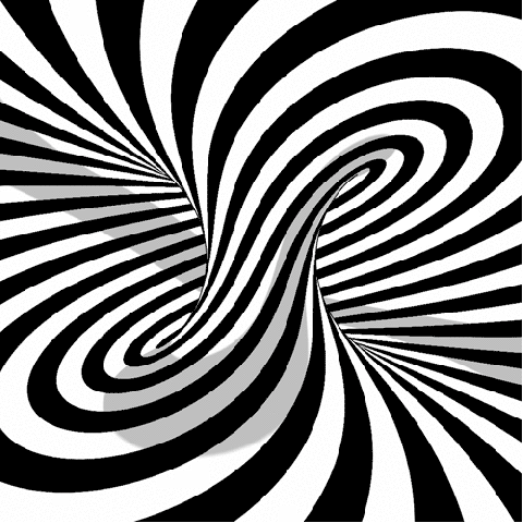 Hypnotizing Black and Gray Circles Gif Animation download page