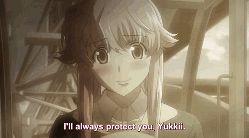 Mirai nikki future diary yuno gasai GIF - Find on GIFER