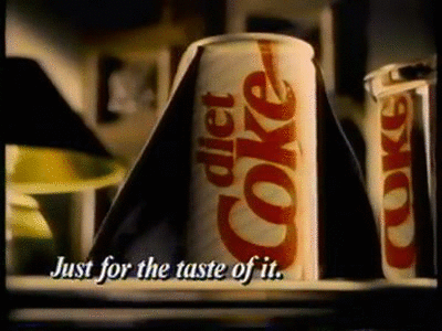 Diet coke 1980s commercial GIF - Find on GIFER