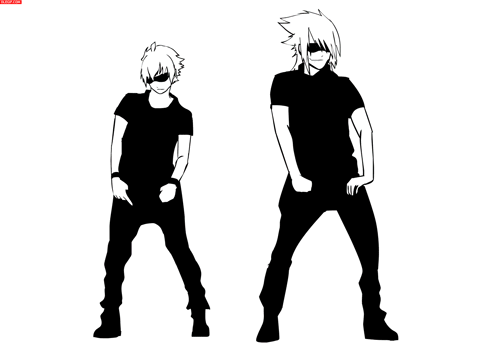 Anime guy dancing gif