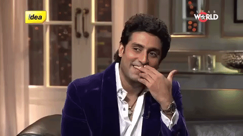 Abhishek bachchan kwk bollywood GIF - Find on GIFER